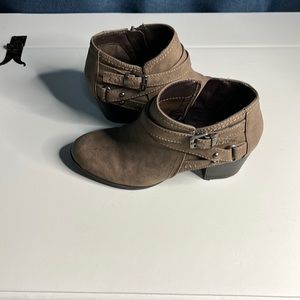 Brown ankle boots
